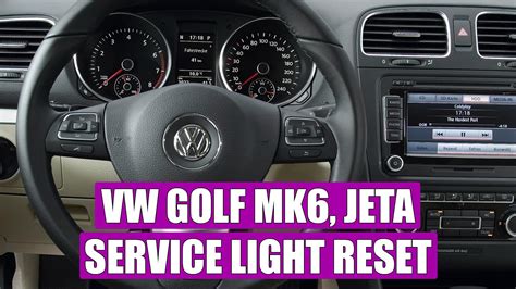 Feb 07, 2011 2003 Volkswagen Passat. . How to reset service now on vw golf mk6